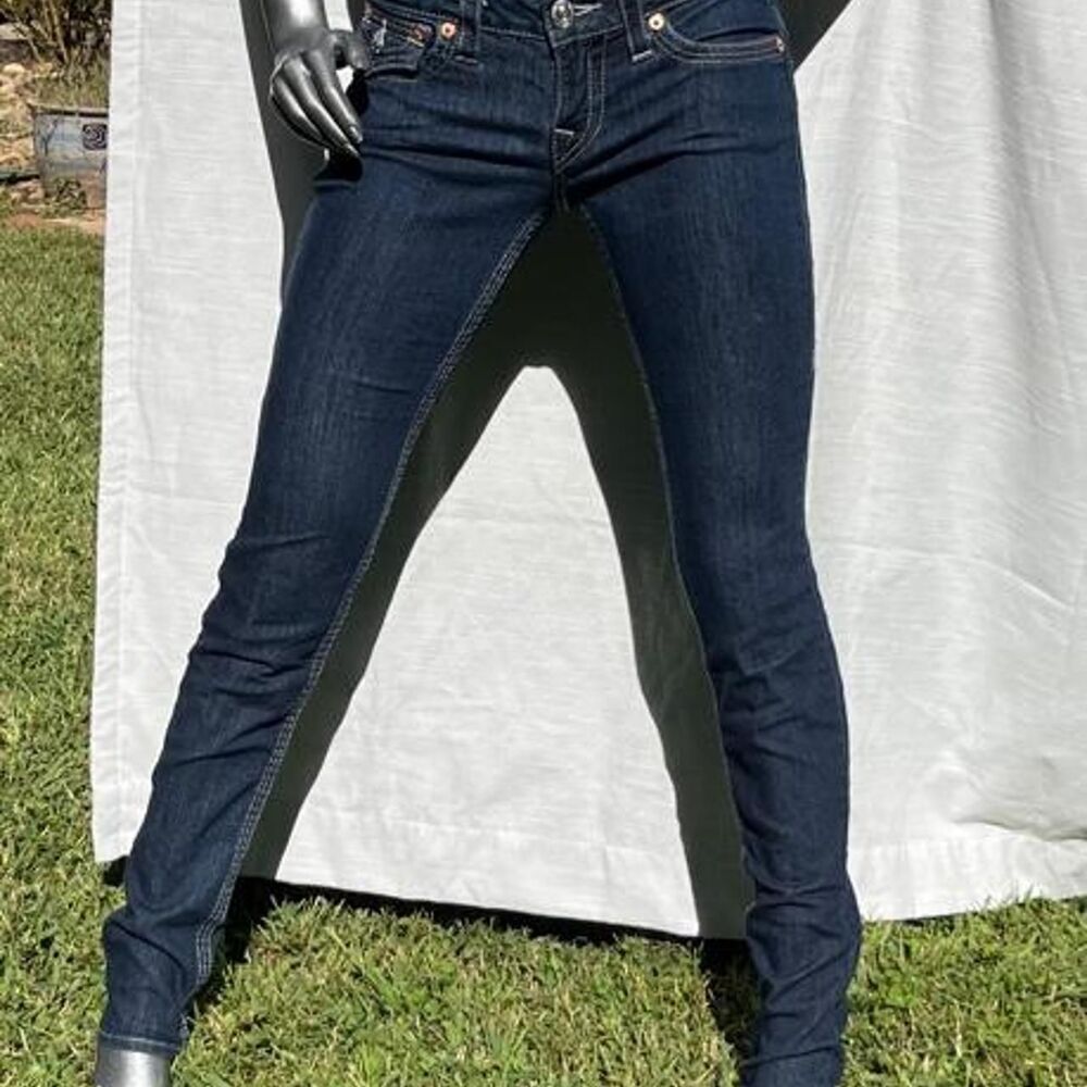 True-religion Women's Blue and Navy Jeans